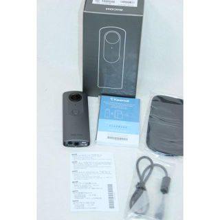 リコー(RICOH)の【新品】リコー THETA V 910725 メタリックグレー(コンパクトデジタルカメラ)