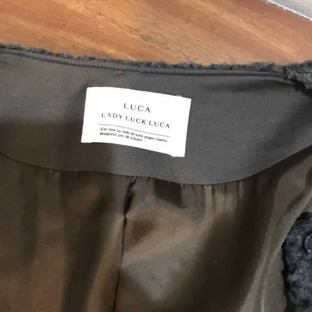 LUCA(ルカ)のLUCA♡ボアコート レディースのジャケット/アウター(ノーカラージャケット)の商品写真