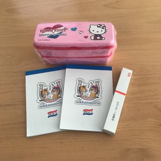 お弁当箱 メモ帳 ボールペンのセット(弁当用品)