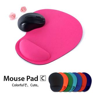 【新品】ハンドレスト一体型マウスパッドC　光学式＆ボール式マウス両対応(PC周辺機器)