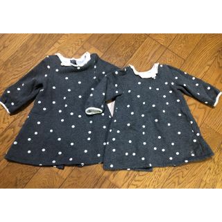 プチバトー(PETIT BATEAU)のプチバトー ワンピース 81、86㎝(ワンピース)