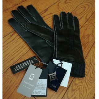 トゥモローランド(TOMORROWLAND)の新品 GALA GLOVES 手袋 タッチパネル対応 イタリア製 ブラック(手袋)