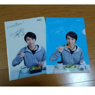 アジノモト(味の素)の【3枚】羽生結弦 味の素 クリアファイル(A5) 非売品(クリアファイル)