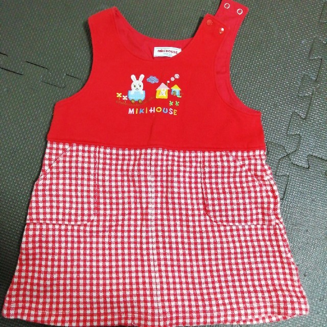 mikihouse(ミキハウス)の90センチmikihouseワンピース キッズ/ベビー/マタニティのキッズ服女の子用(90cm~)(ワンピース)の商品写真