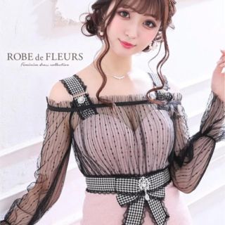 ローブ(ROBE)の[最終お値下げ]ROBE de FLEURS(ミニドレス)