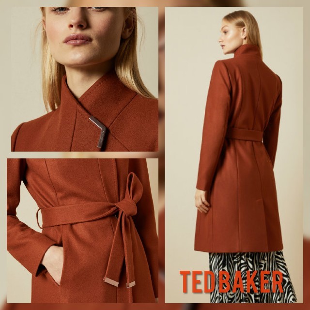 TED BAKER(テッドベイカー)のTED BAKER☆新作定番ラップロングコート レディースのジャケット/アウター(ロングコート)の商品写真