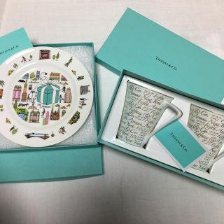 ティファニー(Tiffany & Co.)の【TIFFANY&CO】プレートペア&マグカップペア(食器)