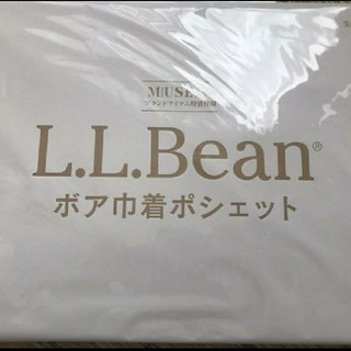 エルエルビーン(L.L.Bean)のMUSE付録 ボア巾着 新品(ファッション)