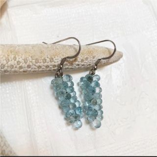 ジュエリーツツミ(JEWELRY TSUTSUMI)のツツミ✼ブルートパーズ葡萄シルバーピアス(ピアス)