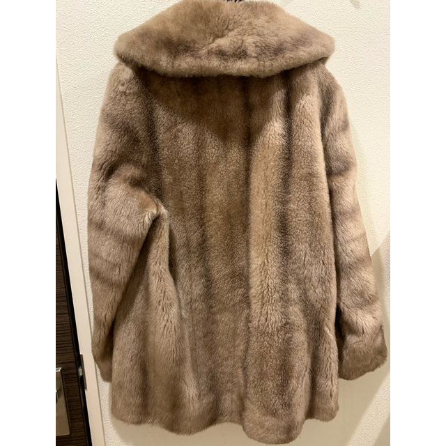 売り切り‼️フェイクファー　コート　vintage 2