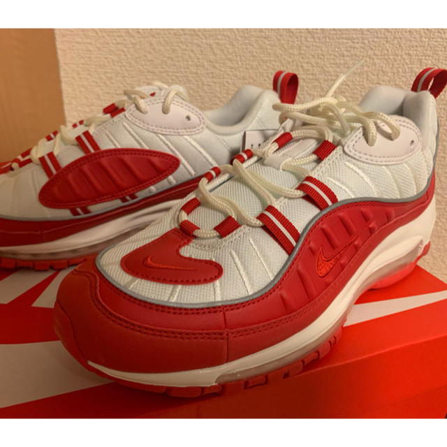 未使用品】NIKE AIR MAX 98/university red/8.5 - スニーカー