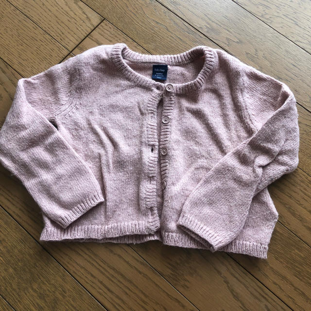 babyGAP(ベビーギャップ)のbabyGAP ニットカーディガン キッズ/ベビー/マタニティのキッズ服女の子用(90cm~)(カーディガン)の商品写真