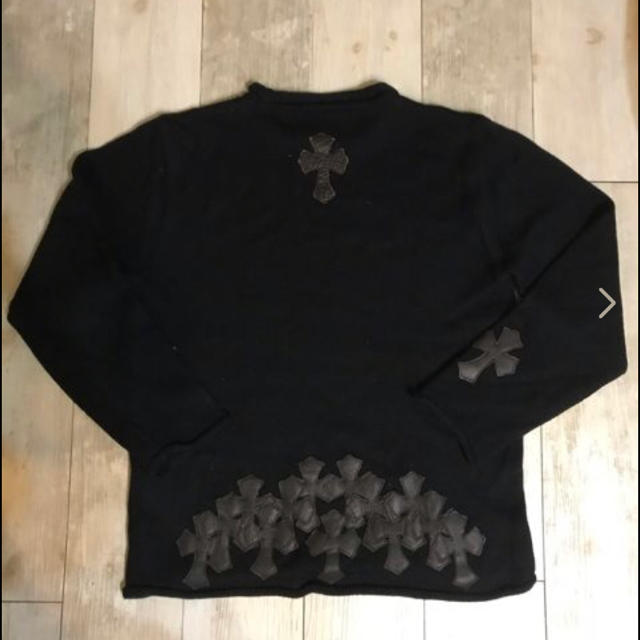 Chrome Hearts(クロムハーツ)のクロムハーツ　セメタリークロス　ニットセーター  メンズのトップス(ニット/セーター)の商品写真