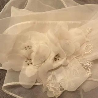 whitebyverawang ⭐︎フラワーサッシュリボン(ウェディングドレス)