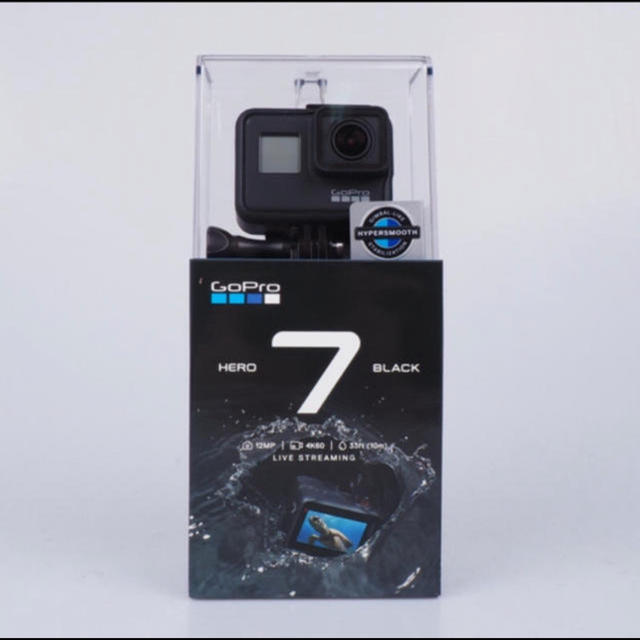 GoPro(ゴープロ)のGoPro hero7 black 新品未使用 スマホ/家電/カメラのカメラ(コンパクトデジタルカメラ)の商品写真