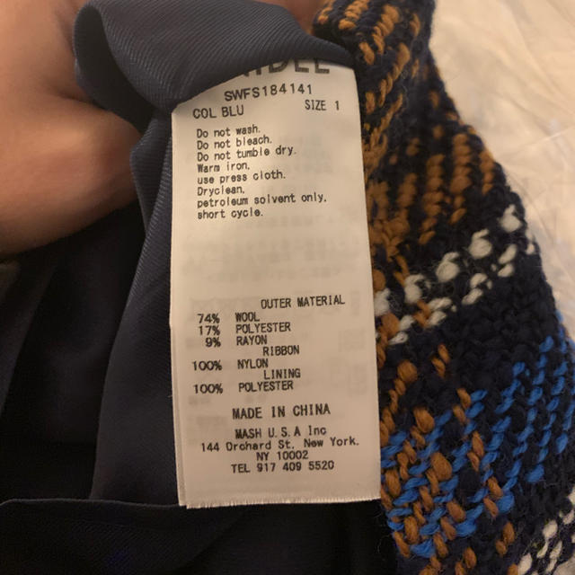 SNIDEL(スナイデル)のSNIDEL ウールロービングチェックタイトスカート レディースのスカート(ひざ丈スカート)の商品写真