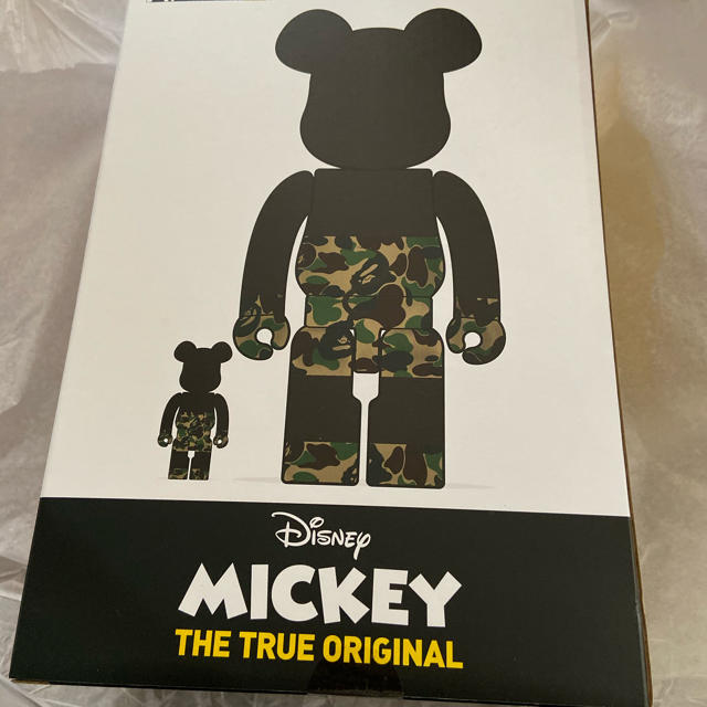 MEDICOM TOY(メディコムトイ)のBE@RBRICK BAPE MICKEY MOUSE 100％ & 400％ エンタメ/ホビーのフィギュア(その他)の商品写真