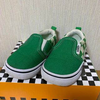 ヴァンズ(VANS)のVANS スリッポン グリーン(スリッポン)