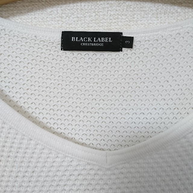 BLACK LABEL CRESTBRIDGE(ブラックレーベルクレストブリッジ)の【美品】BLACK LABEL CRESTBRIDGE ニット ホワイト メンズのトップス(ニット/セーター)の商品写真