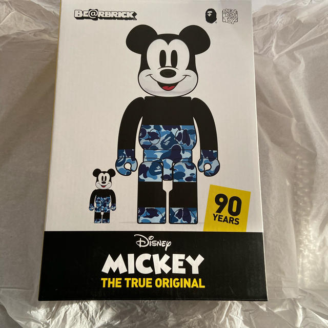 MEDICOM TOY(メディコムトイ)のBE@RBRICK BAPE MICKEY MOUSE 100％ & 400％ エンタメ/ホビーのフィギュア(その他)の商品写真