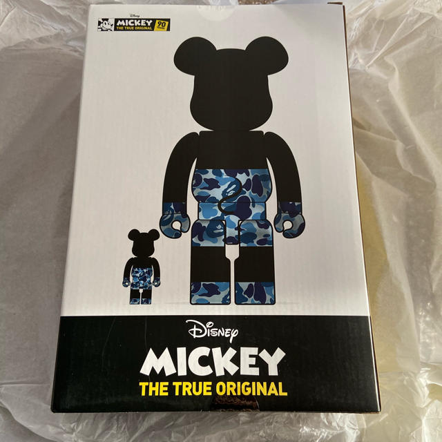 MEDICOM TOY(メディコムトイ)のBE@RBRICK BAPE MICKEY MOUSE 100％ & 400％ エンタメ/ホビーのフィギュア(その他)の商品写真