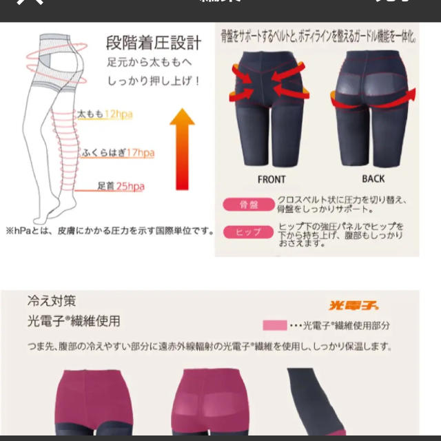 MARUKO(マルコ)のLAVA×Befit ハイサポート140dタイスト骨盤プラス M L LL レディースのレッグウェア(タイツ/ストッキング)の商品写真