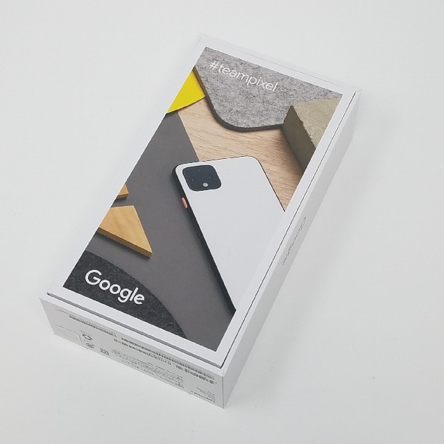 ANDROID(アンドロイド)のSIMフリー Google Pixel 4 Clearly White 64GB スマホ/家電/カメラのスマートフォン/携帯電話(スマートフォン本体)の商品写真