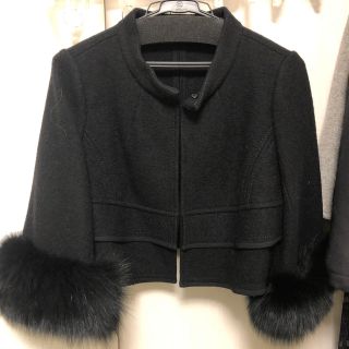 トゥービーシック(TO BE CHIC)のファー半コート　美品(毛皮/ファーコート)