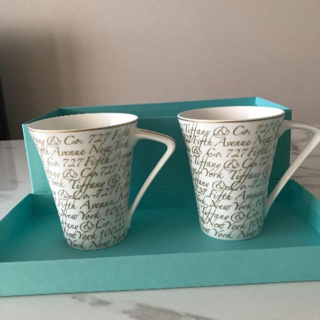 Tiffany & Co. - ティファニー notes ペア マグカップ 廃盤の Tiffany & Co. - ティファニー notes ペア マグカップ 廃盤の