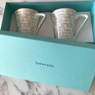 ティファニー(Tiffany & Co.)のティファニー notes ペア マグカップ  廃盤(グラス/カップ)