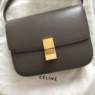 セリーヌ(celine)の美品 セリーヌ  クラシックボックス ミディアム(ショルダーバッグ)