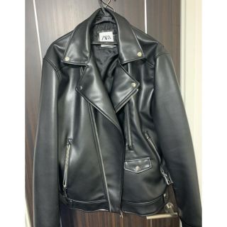 ザラ(ZARA)のZARA ダブルライダース　レザージャケット(ライダースジャケット)