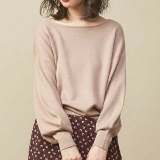 ナチュラルクチュール(natural couture)の販売期間11/30まで・バルーンスリーブ2wayニット(ニット/セーター)