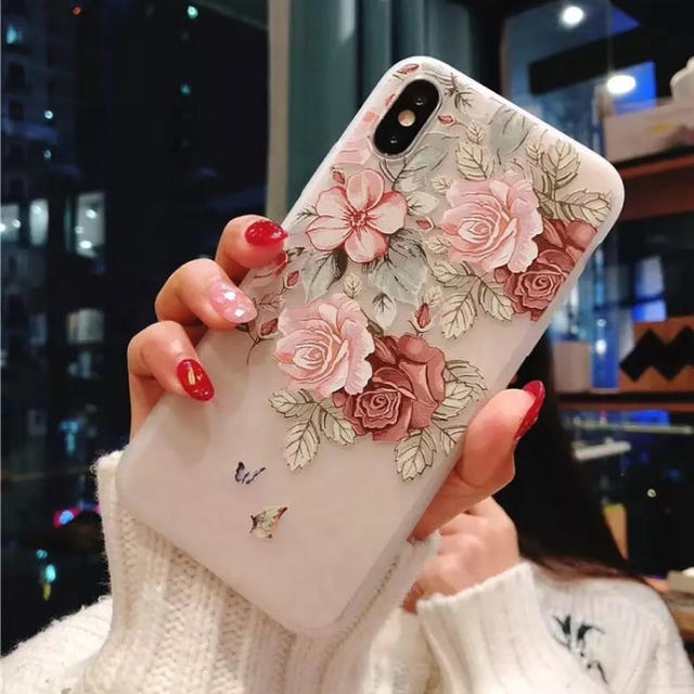 dazzlin(ダズリン)のNo.29 可愛い 花柄 iPhoneケース iPhone7/8/X/XS スマホ/家電/カメラのスマホアクセサリー(iPhoneケース)の商品写真