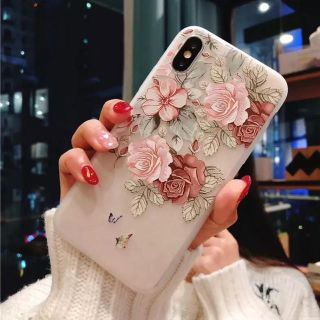 ダズリン(dazzlin)のNo.29 可愛い 花柄 iPhoneケース iPhone7/8/X/XS(iPhoneケース)