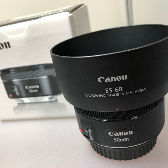 お得】 Canon EF50mm F1.8 STM 純正フード付き | www.artfive.co.jp