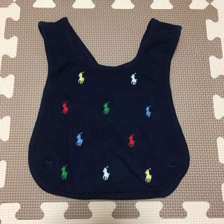 ラルフローレン(Ralph Lauren)のりぁる様専用♡ラルフローレン♡スタイ♡マルチポニー♡コットンクロスバック♡(ベビースタイ/よだれかけ)