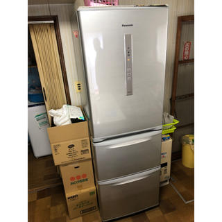 パナソニック(Panasonic)の奈良発 2016年製 エコナビ パナソニック 3ドア冷蔵庫 NR-C37DM(冷蔵庫)