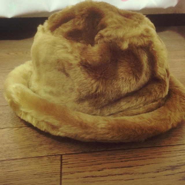 古着屋 ファーハット ブラウン レディースの帽子(ハット)の商品写真