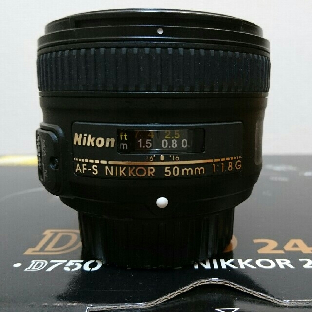 Nikon(ニコン)の中古af-s nikkor 50mm 1.8g スマホ/家電/カメラのカメラ(レンズ(単焦点))の商品写真