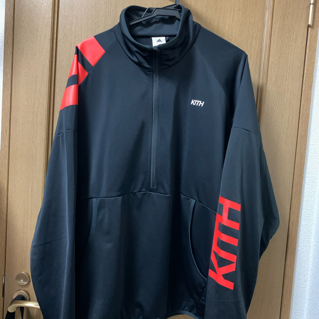 売れ筋新商品 Kith Adidas ハーフジップ トラックジャケット