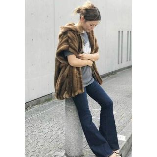 ドゥーズィエムクラス(DEUXIEME CLASSE)のちゃんまる様専用　a point FAKE FUR VEST(毛皮/ファーコート)