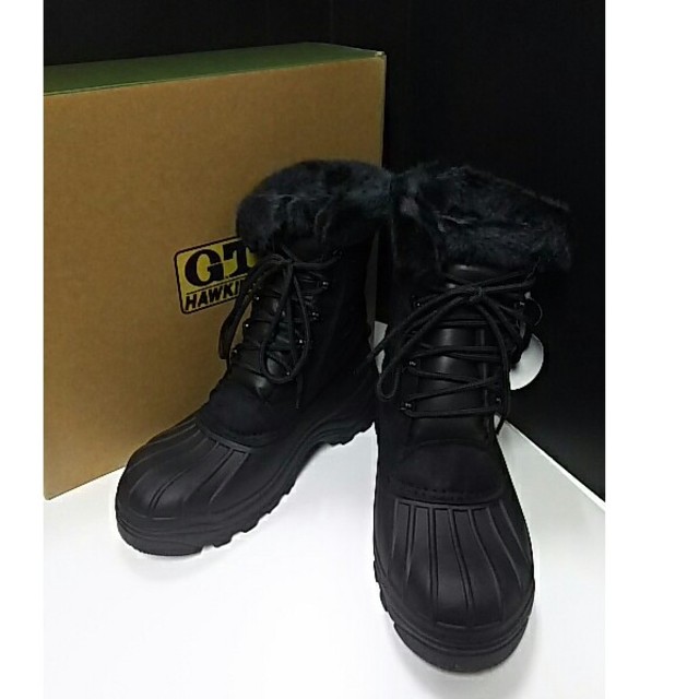 G.T. HAWKINS(ジーティーホーキンス)の最値!新品!ジーティーホーキンス高級スノーブーツ 黒 25cm メンズの靴/シューズ(ブーツ)の商品写真