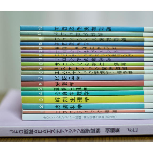 日本エステティック協会 AEA 全18冊 + 例題集2冊