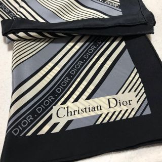 クリスチャンディオール(Christian Dior)の新品未使用！Diorディオール　ラグジュアリーロゴスカーフ(バンダナ/スカーフ)