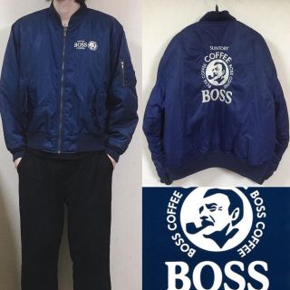 BOSS - 90's BOSS 初代ボスジャン MA1 ナイロンジャケット の通販|ラクマ