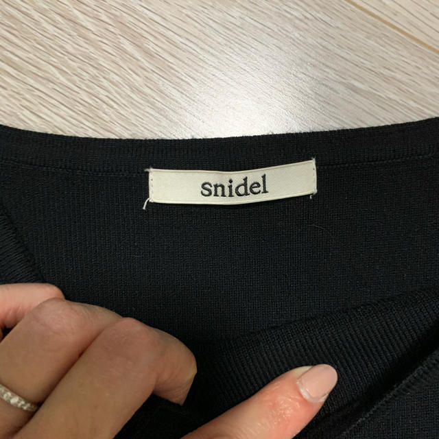 SNIDEL(スナイデル)のsnidelのニットワンピchami様専用 レディースのワンピース(ミニワンピース)の商品写真