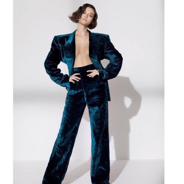 ジョンローレンスサリバン 18-19aw ベロアセットアップ 産直送料無料