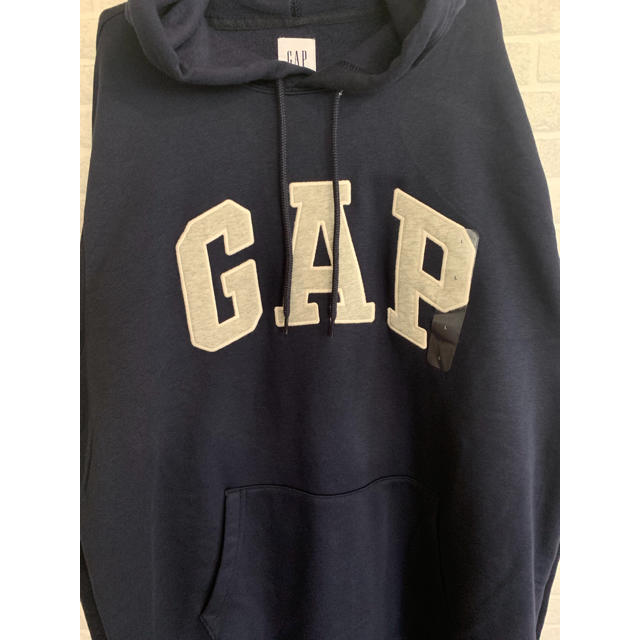 GAP(ギャップ)の【日曜割16時まで】ギャップ 裏起毛 ロゴ入り パーカー トレーナー メンズのトップス(パーカー)の商品写真