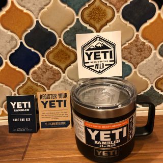 スノーピーク(Snow Peak)の【新品】YETI イエティ 14オンス ランブラー RAMBLER 黒(食器)